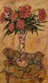 Flowers in a flower-vase