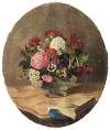 Still Life with a Bouquet of Spring Flowers and a Book