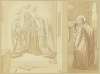 Die Heiligen Johannes der Evangelist und Dionysos, die im Gebet schwebende Maria beobachtend
