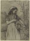 Girl with a fruit basket