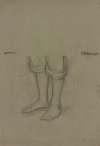 Zwei Beine in kurzen Hosen