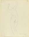 Female nude, standing