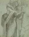 Study for the figure of Martha in ‘the Raising of Lazarus’