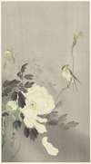 Swallow with Peony