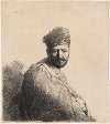 Bearded Man, in a furred Oriental Cap and Robe