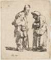 Beggar Man and Beggar Woman conversing