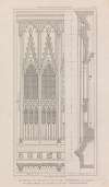 Elevation, Section and Plan, of One Compartment (of Three) of the Screen, St. Stephen’s Chapel, Westminster