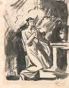 Iphigenia Kneeling over an Altar