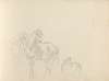 Fourty-three Studies of Horses and Riders Pl.38