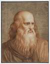 Kopf des greisen Philosophen Platon