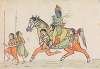 Vishnu Riding a Horse Composed of Women
