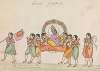 Vishnu Riding a Palanquin Composed of Female Attendants