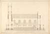 Design for a Chapel at Enfield; Longitudinal Section