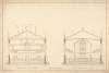 Design for a Chapel at Enfield; Transverse Sections of the East and West End