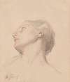 Study of a Woman’s Head, for the Glorification of St. Louis