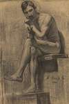 Study of Seated Man with his Legs Crossed