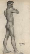 Study of Standing Male Nude