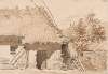 Study of Cottage with Thatched Roof