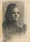 Portrét starej ženy v šatke