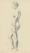 Study of Standing Female Nude – From the Side
