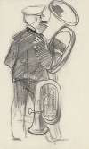 Muzikant met tuba