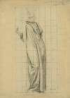 Clothed study for female figure of Architecture