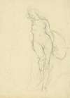 Study for figures of Sculpture and Painting