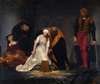 The execution of Lady Jane Grey in the Tower of London in the year 1554