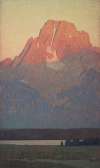 First Light on Mt. Moran