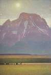 Mount Moran with Late Afternoon Sun