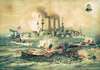 Destruction of Admiral Cervera’s fleet, at Stantigo de Cuda, July 3rd 1898