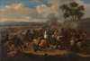The Battle of the Boyne, Ireland, between Kings James II and William III, 12 July 1690