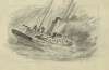 Steam ship in storm, man overboard