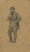 Sketch of officer of infantry. The colonel