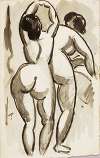 Two Standing Female Nudes