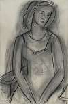 Femme assise (Lucienne Bernard)