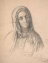 Study of Virgin for ‘Le Rosaire’