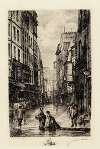 Rue Galande en 1881