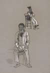 Drawings of Black people Pl.3