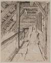 Fragment of a Roofed Veranda in a Wooden House