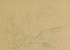 Hill overgrown with trees and shrubs; verso