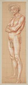 Male Nude with Folded Arms