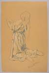 Study of a Kneeling Woman