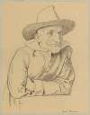 Study of an old, bearded man in a hat