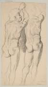 Two Studies of a Male Nude