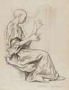 Woman Playing the Harp