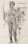 Self-portrait with a model