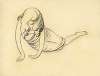 Actrice of Danseres (grote schets)