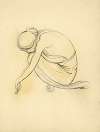 Actrice of Danseres (grote schets)