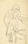 Zittende figuur